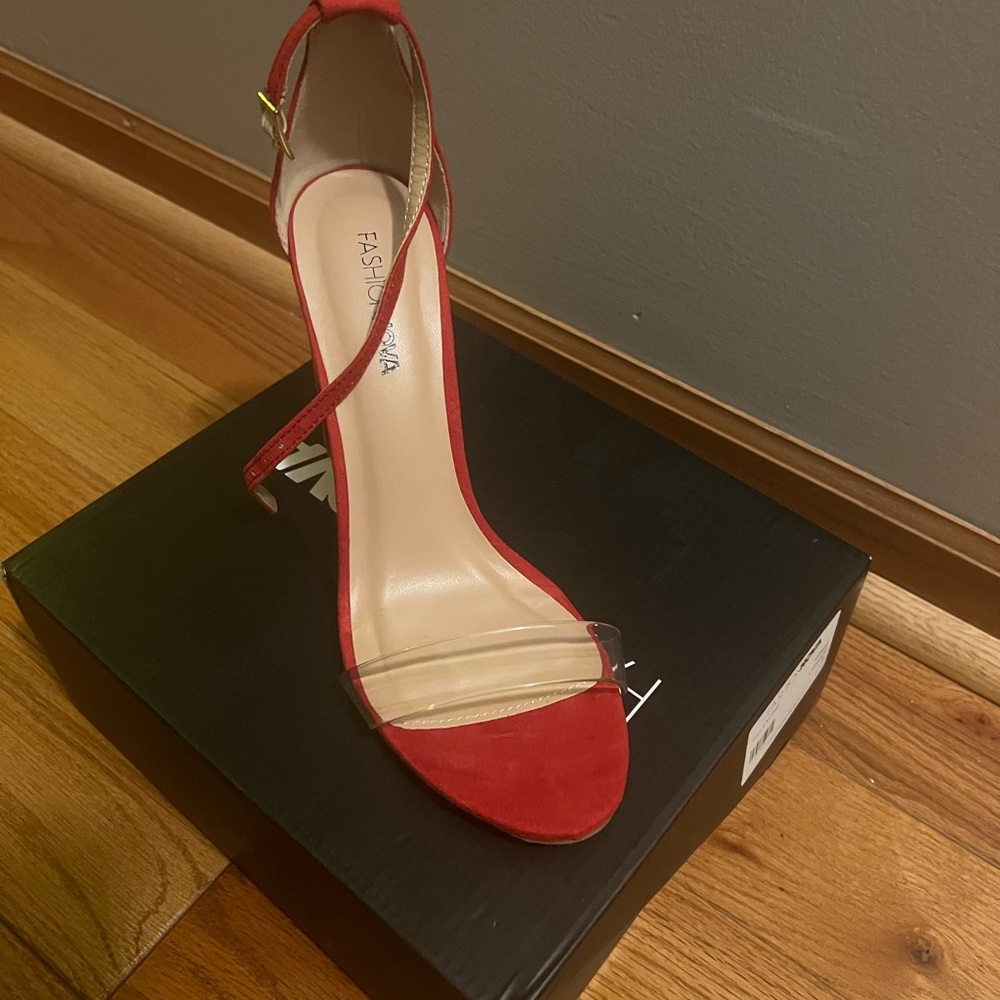 Fashion Nova Red Women's Heels